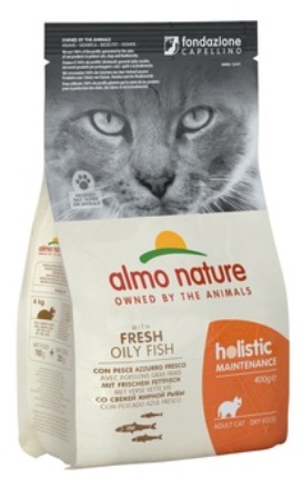 Almo Nature Adult Cat White Fish&amp;Rice (Алмо Натюр Эдалт Кэт Уайт Фиш энд Райс) - Cухой корм для взрослых кошек всех пород (белая рыба с коричневым рисом) 12 кг